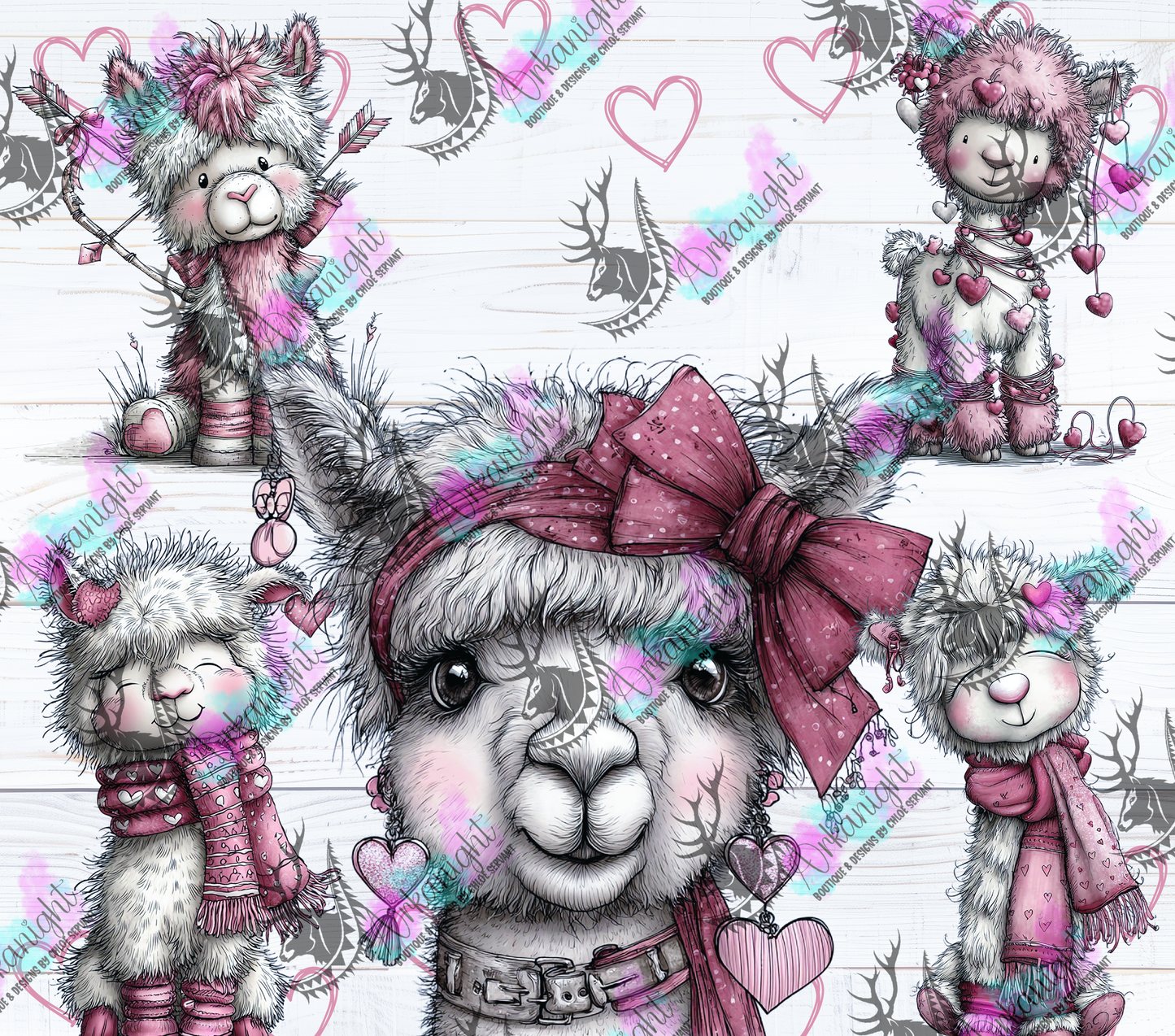 Numérique - Collection Saint-Valentin Vintage 2026 - Dark Fushia Alpaga