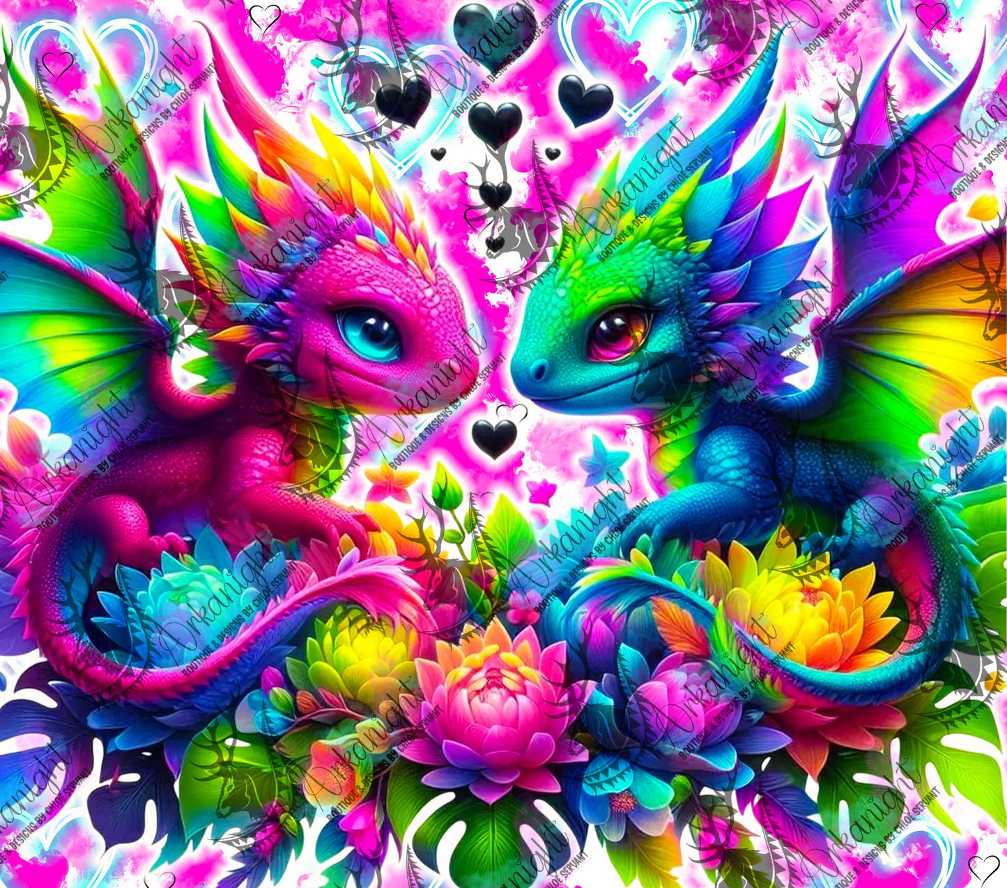 Numérique - Collection Saint-Valentin 2026 - Dragon - Multicolors - 01