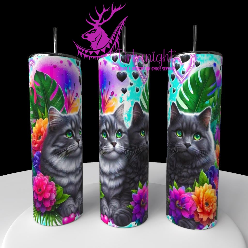 Gourde sur commande - Collection Saint-Valentin 2026 - Chats - 07