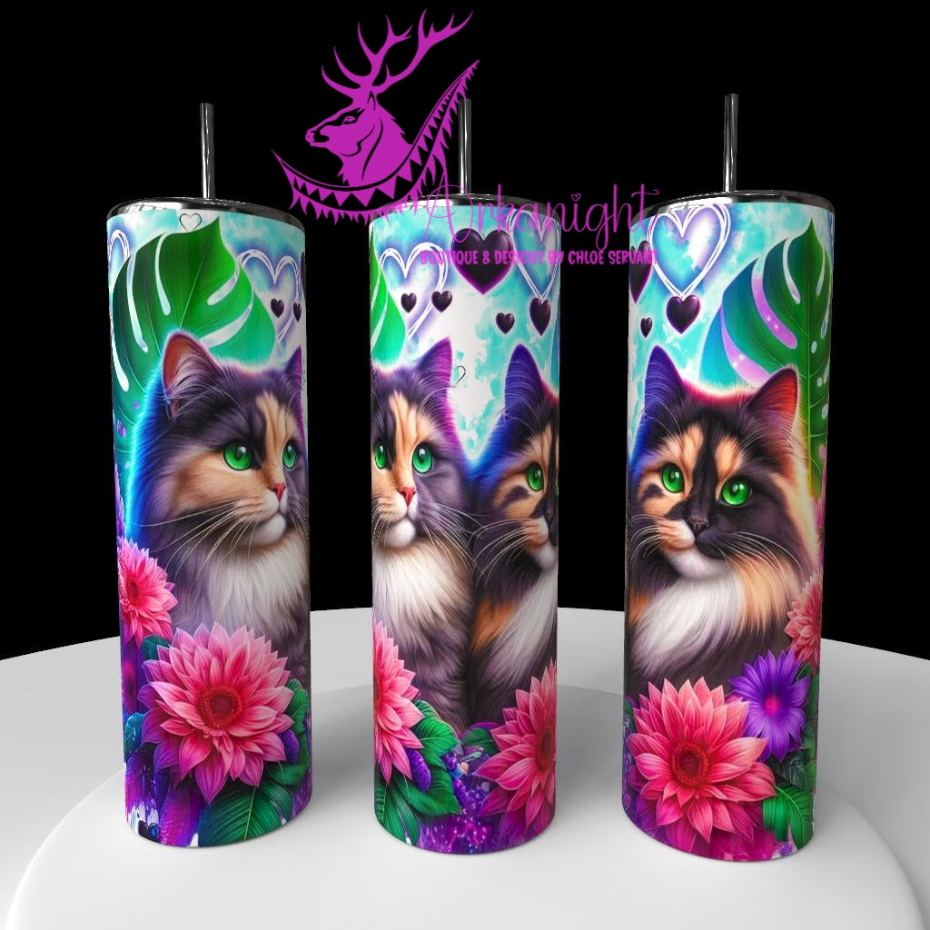 Gourde sur commande - Collection Saint-Valentin 2026 - Chats - 34