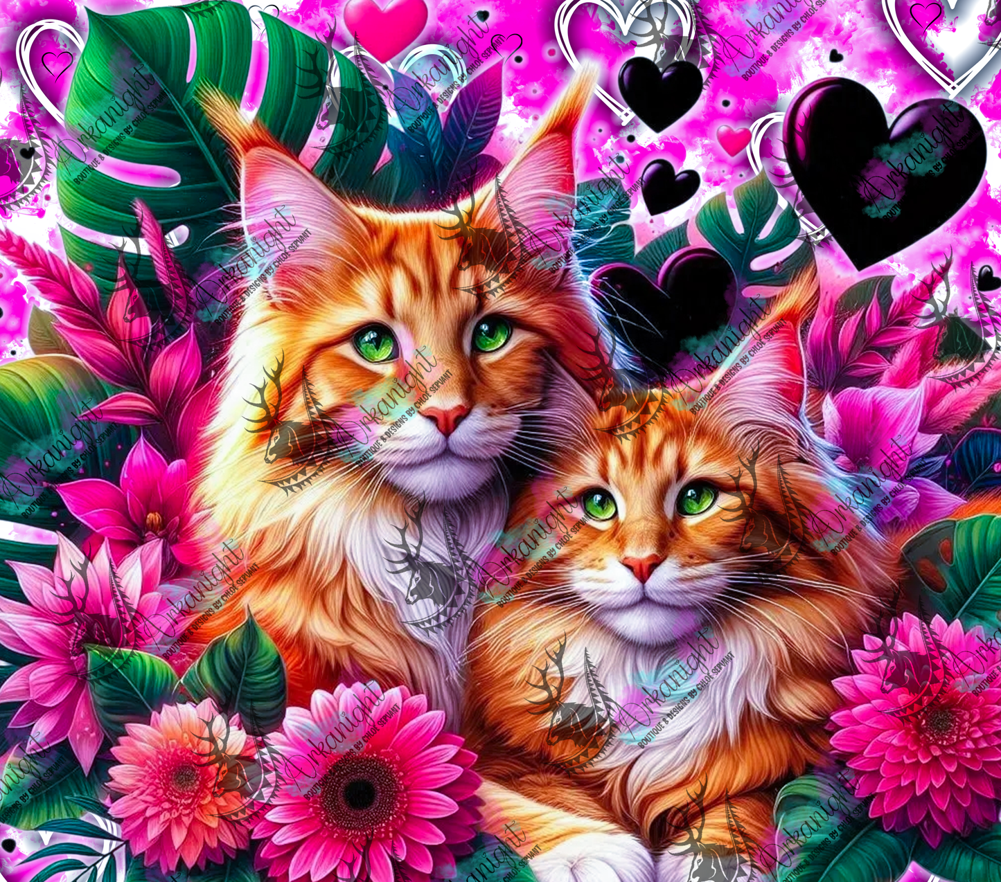 Numérique - Collection Saint-Valentin 2026 - Chats - 48