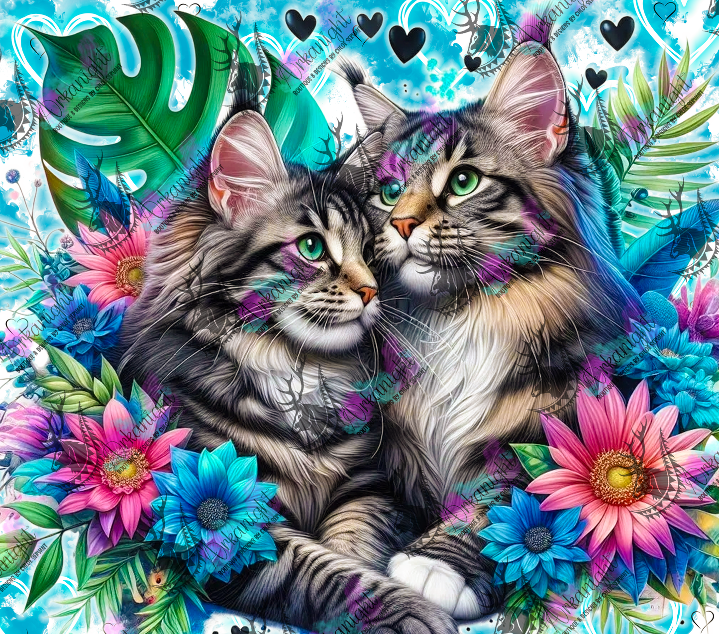 Numérique - Collection Saint-Valentin 2026 - Chats - 40