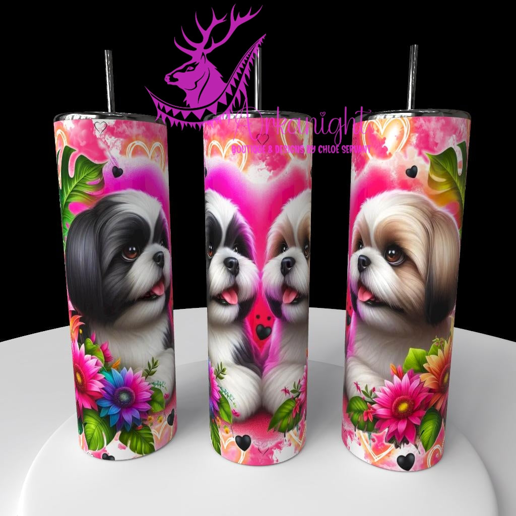 Gourde sur commande - Collection Saint-Valentin 2026 - Chiens - 16