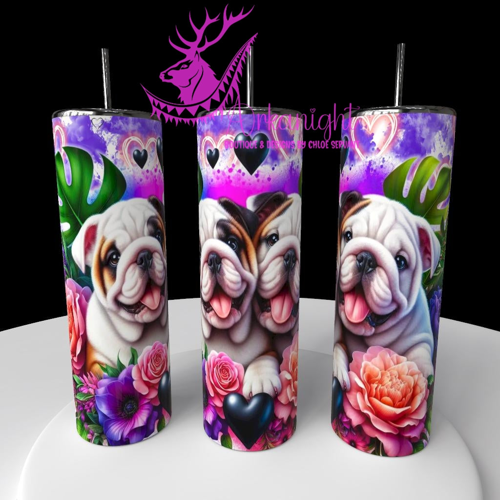Gourde sur commande - Collection Saint-Valentin 2026 - Chiens - 40