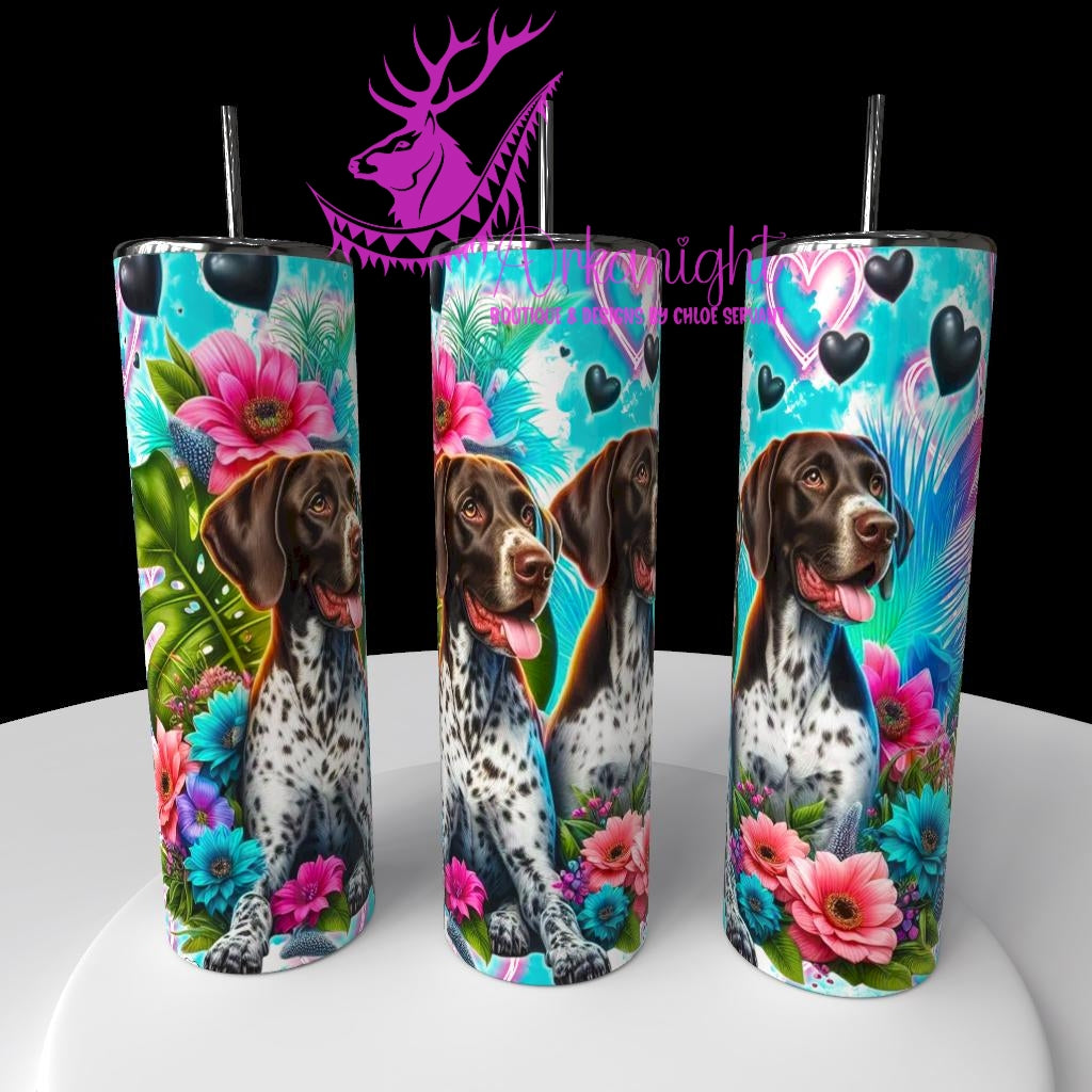 Gourde sur commande - Collection Saint-Valentin 2026 - Chiens - 48