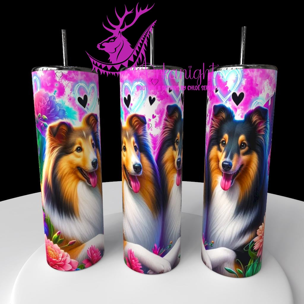 Gourde sur commande - Collection Saint-Valentin 2026 - Chiens - 60