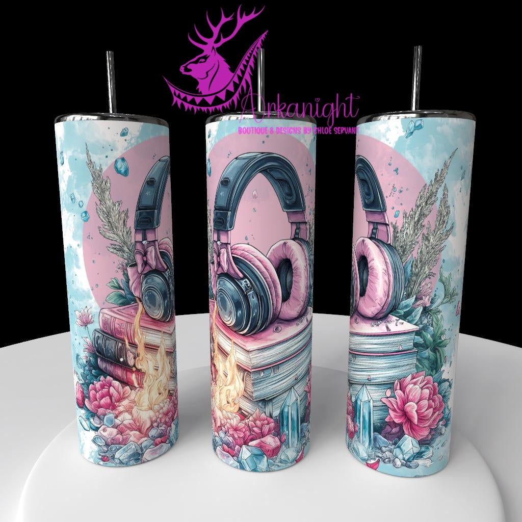 Gourde sur commande - Collection Lecture - Dark Romance 2026 - Si tu n'est pas un Audiobook , je ne t'écoute pas - Choix Français, Anglais ou Sans Écritures