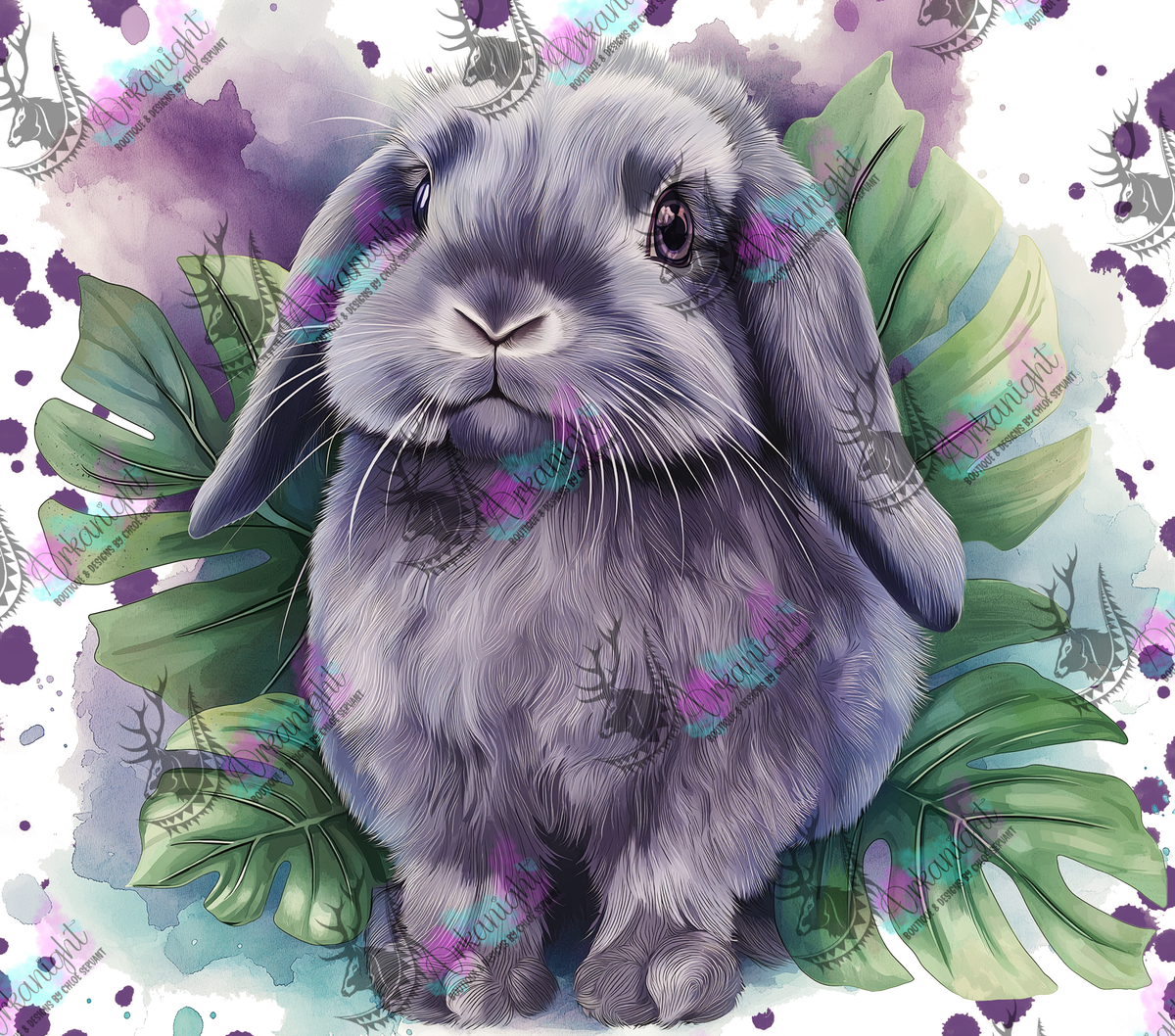 Numérique - Collection Watercolor Realism - Lapin Bélier