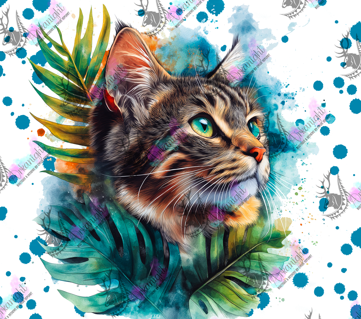 Numérique - Collection Watercolor Realism - Chat Domestique - 02