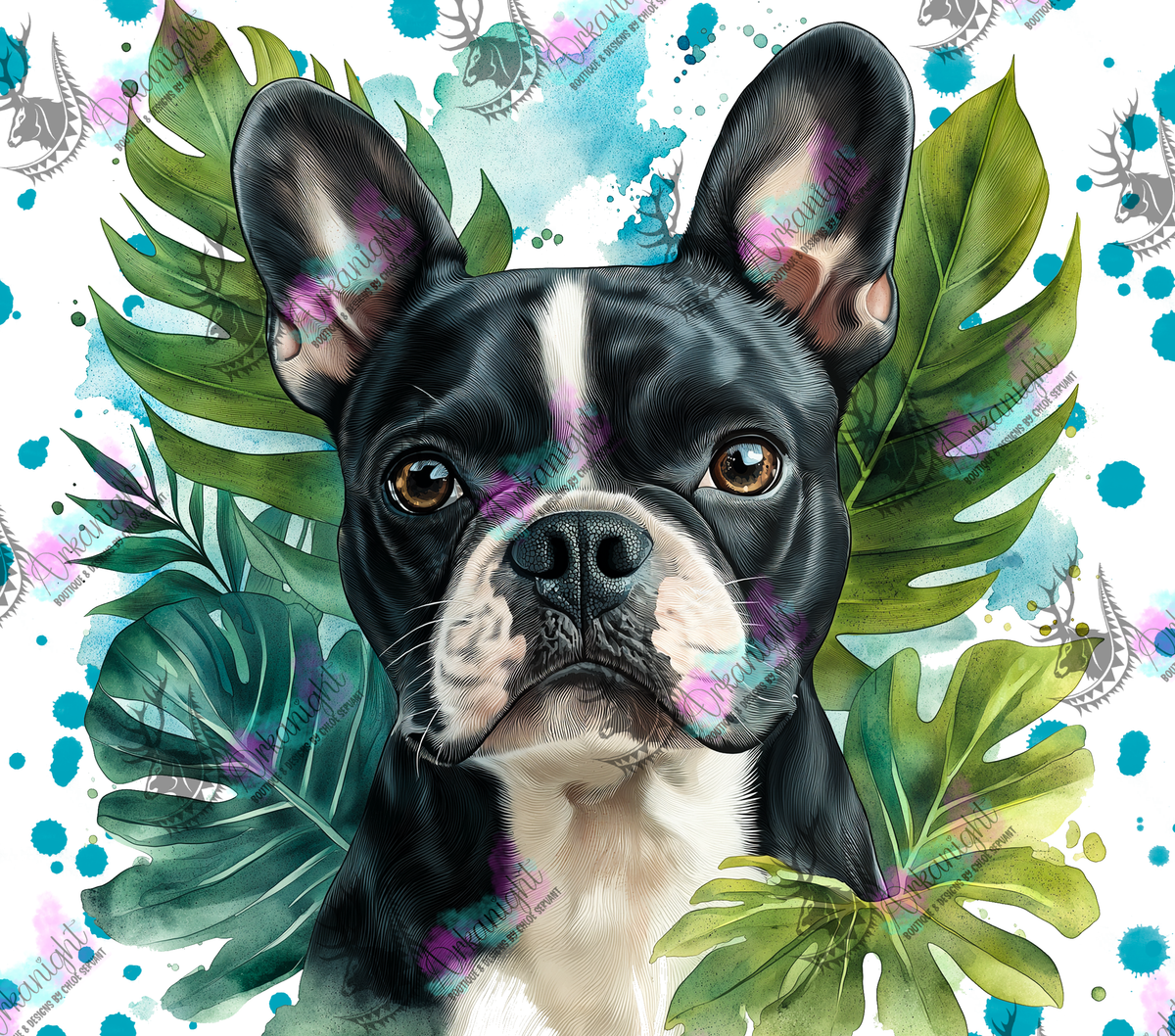 Numérique - Collection Watercolor Realism - Boston Terrier - 03