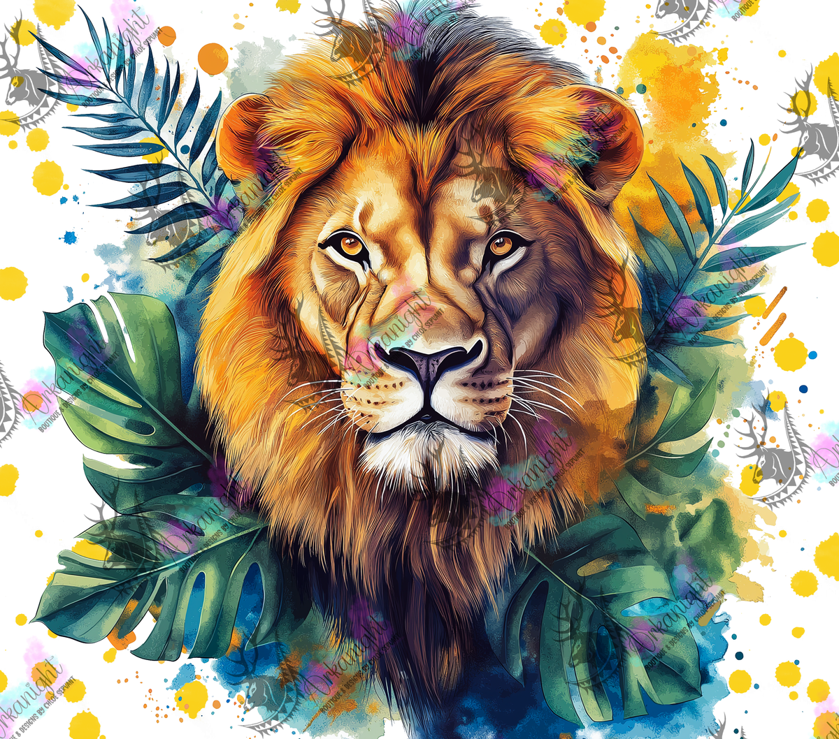 Numérique - Collection Watercolor Realism - Lion