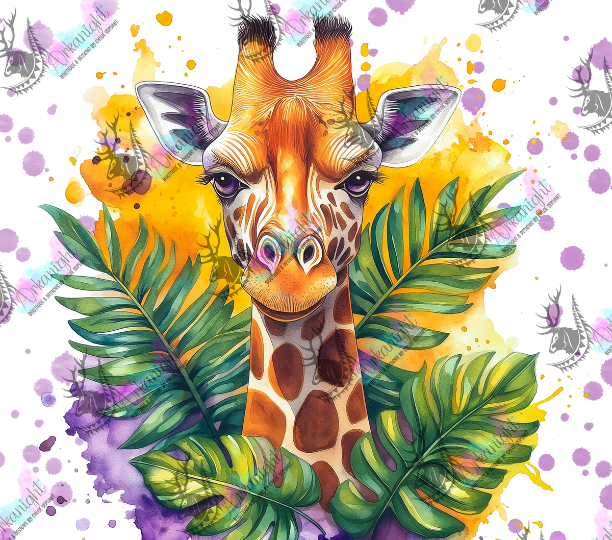 Numérique - Collection Watercolor Realism - Giraffe