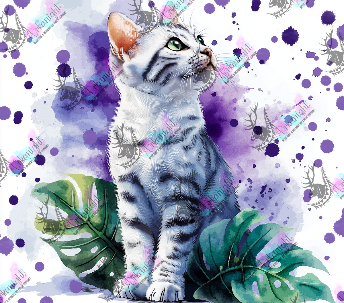 Numérique - Collection Watercolor Realism - Bengal Snow