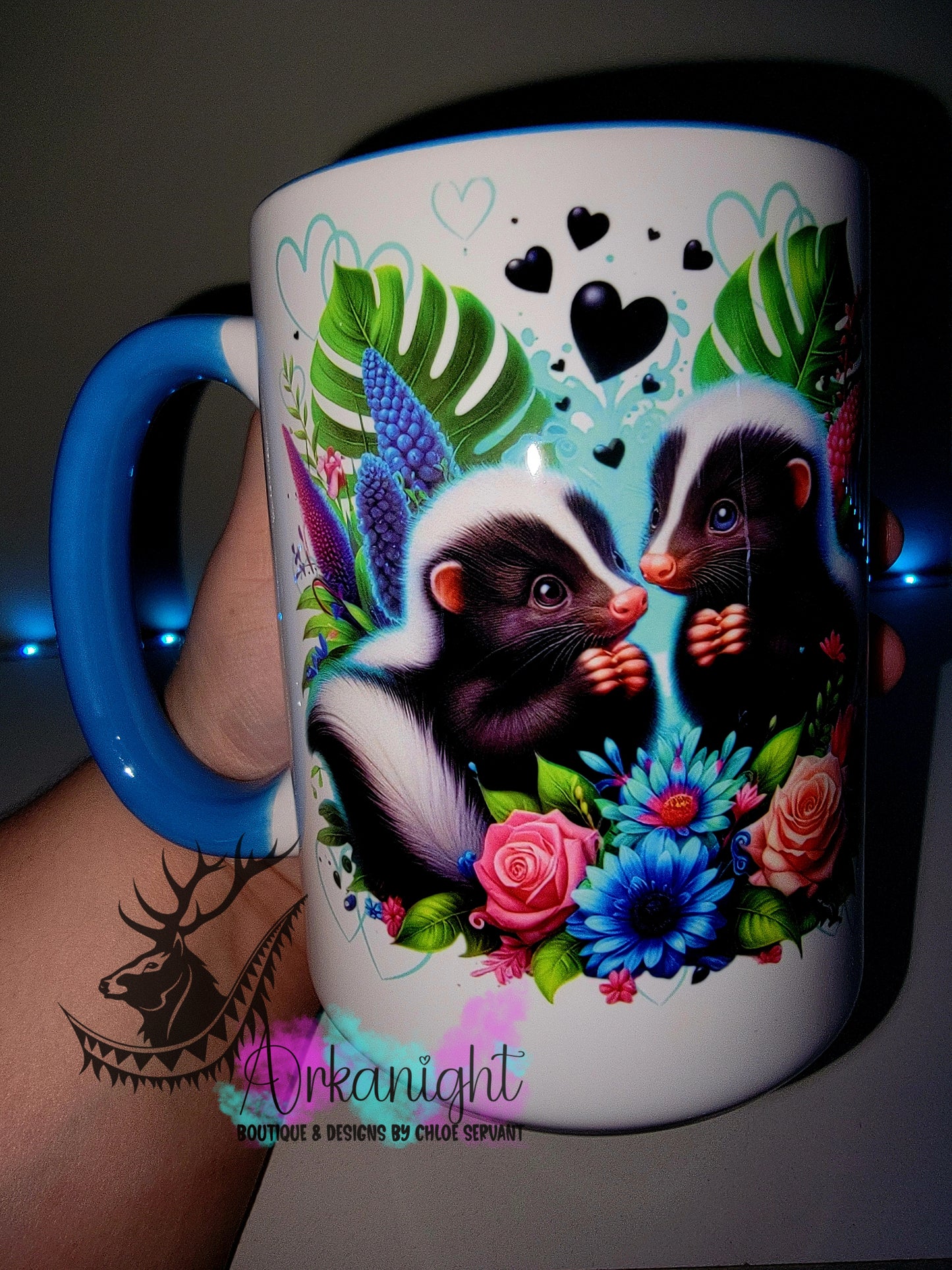 Tasse en céramique sur commande - Collection Saint-Valentin 2026 - Couple de Moufette