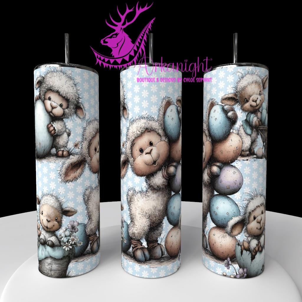 Gourde sur commande - Collection Pâques 2026 - Vintage - Mignon Mouton