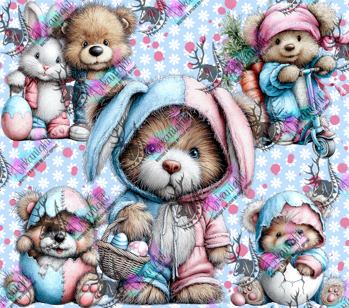 Numérique - Collection Pâques 2026 - Vintage - Cute Bear