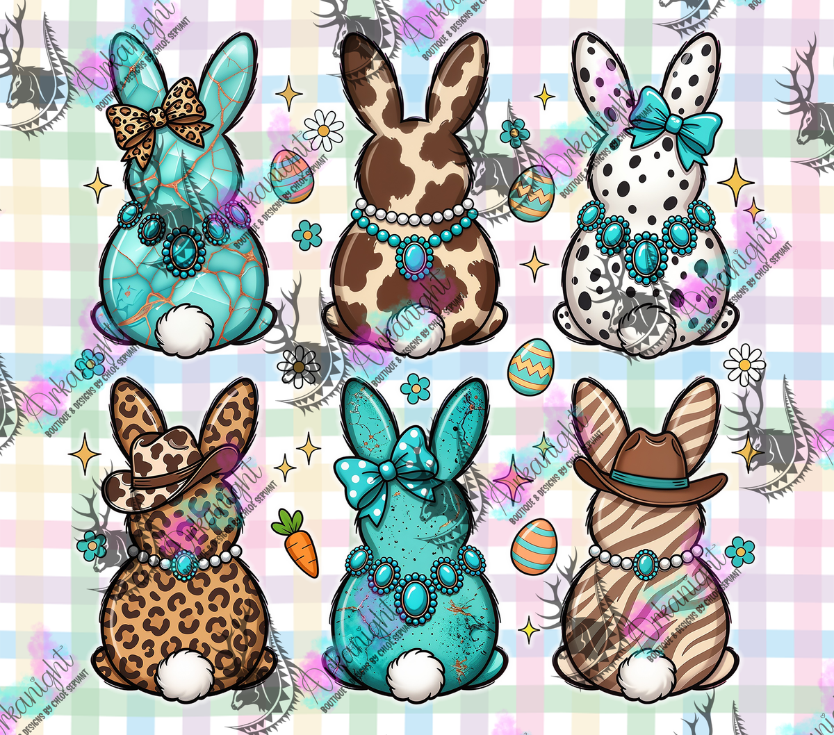 Numérique - Collection Pâques 2026 - Vintage - Western Bunny