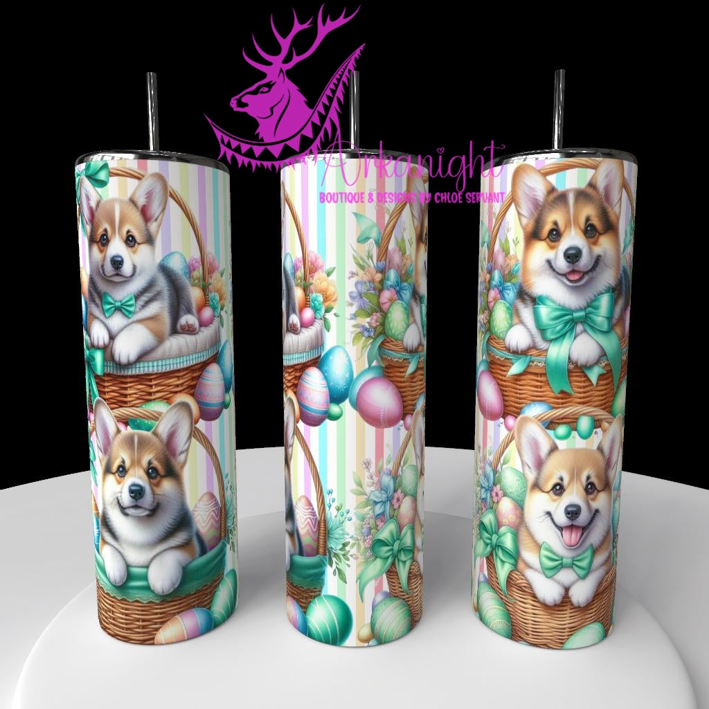 Gourde sur commande - Collection Pâques 2026 - Chiens - Corgi