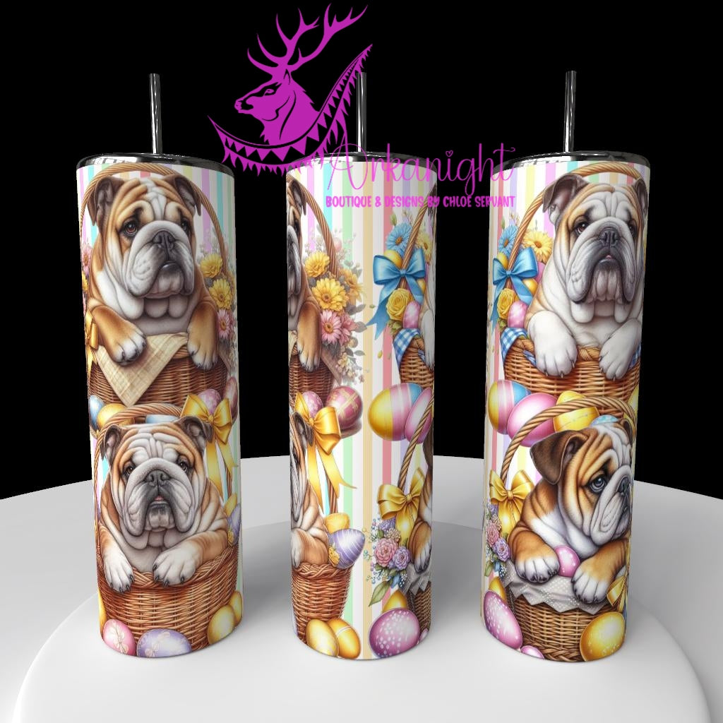 Gourde sur commande - Collection Pâques 2026 - Chiens - English Buldog