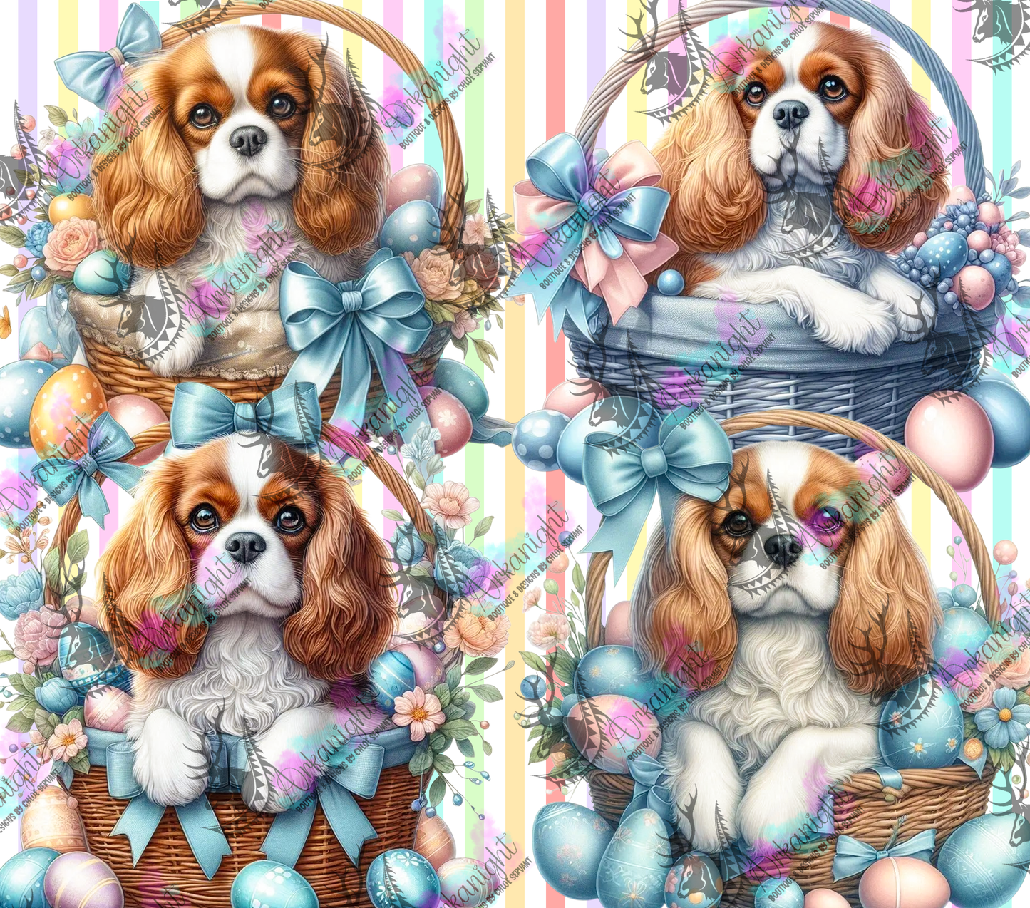 Numérique - Collection Pâques 2026 - Chiens - Cavalier King Charles