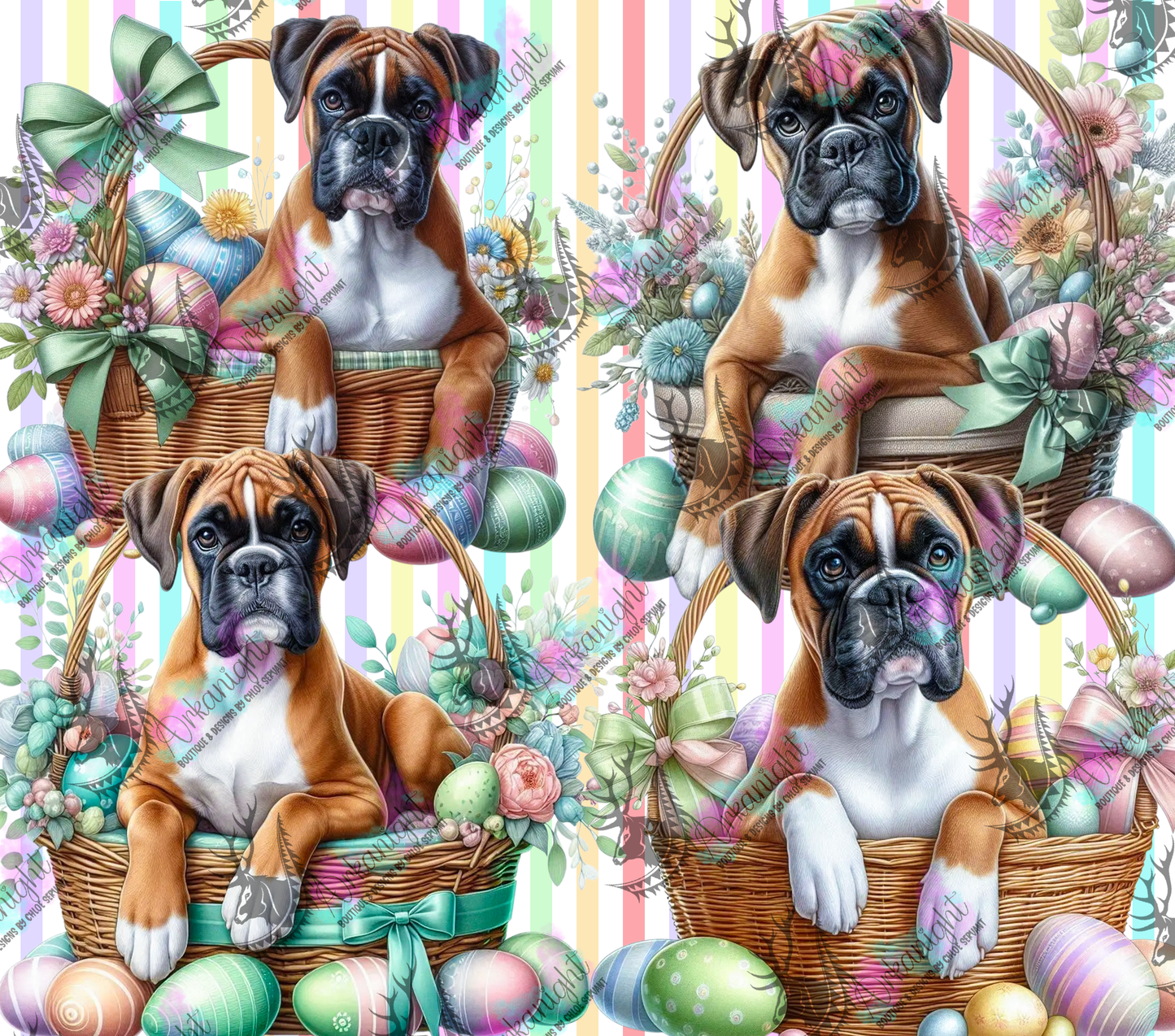 Numérique - Collection Pâques 2026 - Chiens - Boxer