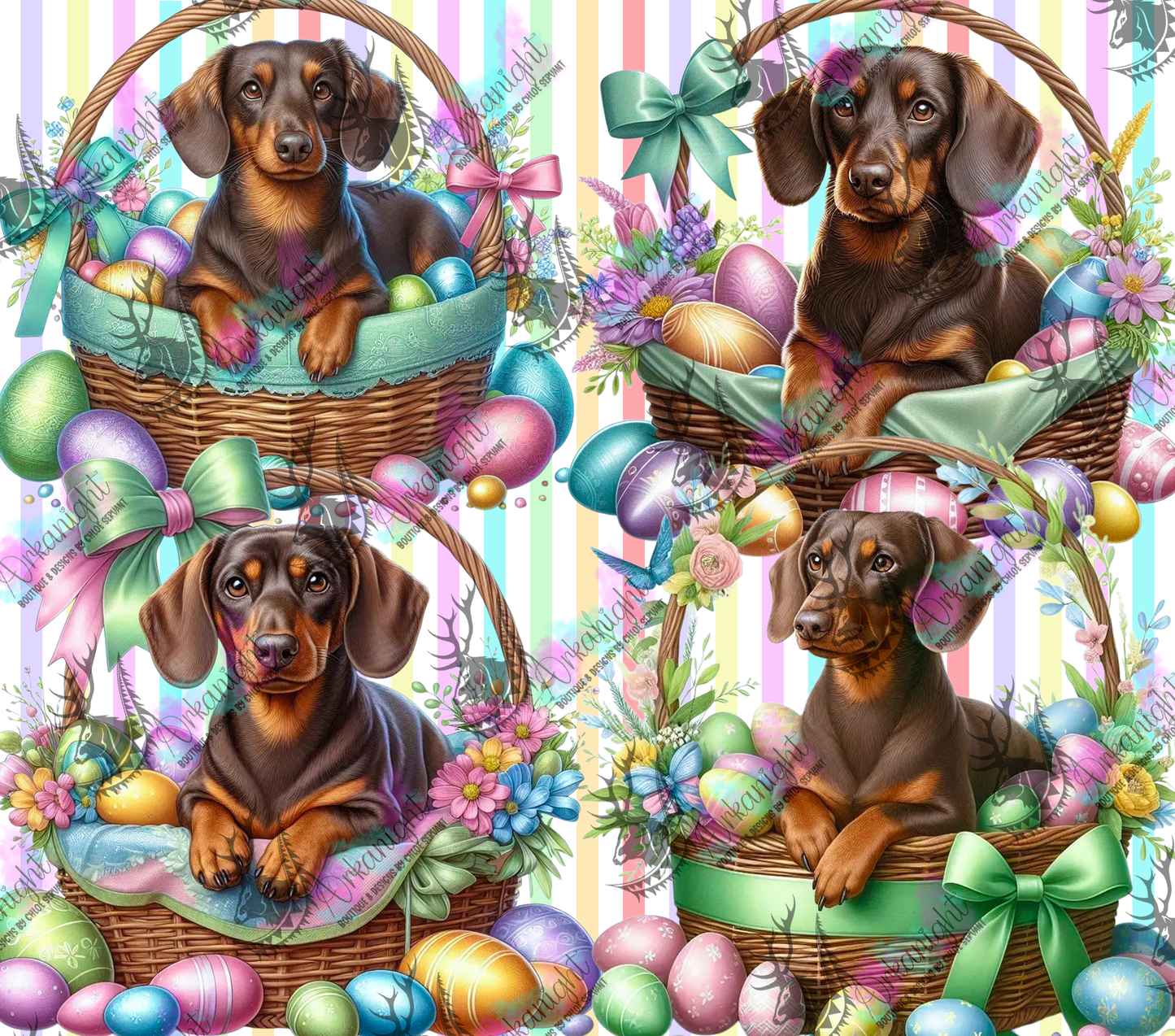 Numérique - Collection Pâques 2026 - Chiens - Teckel