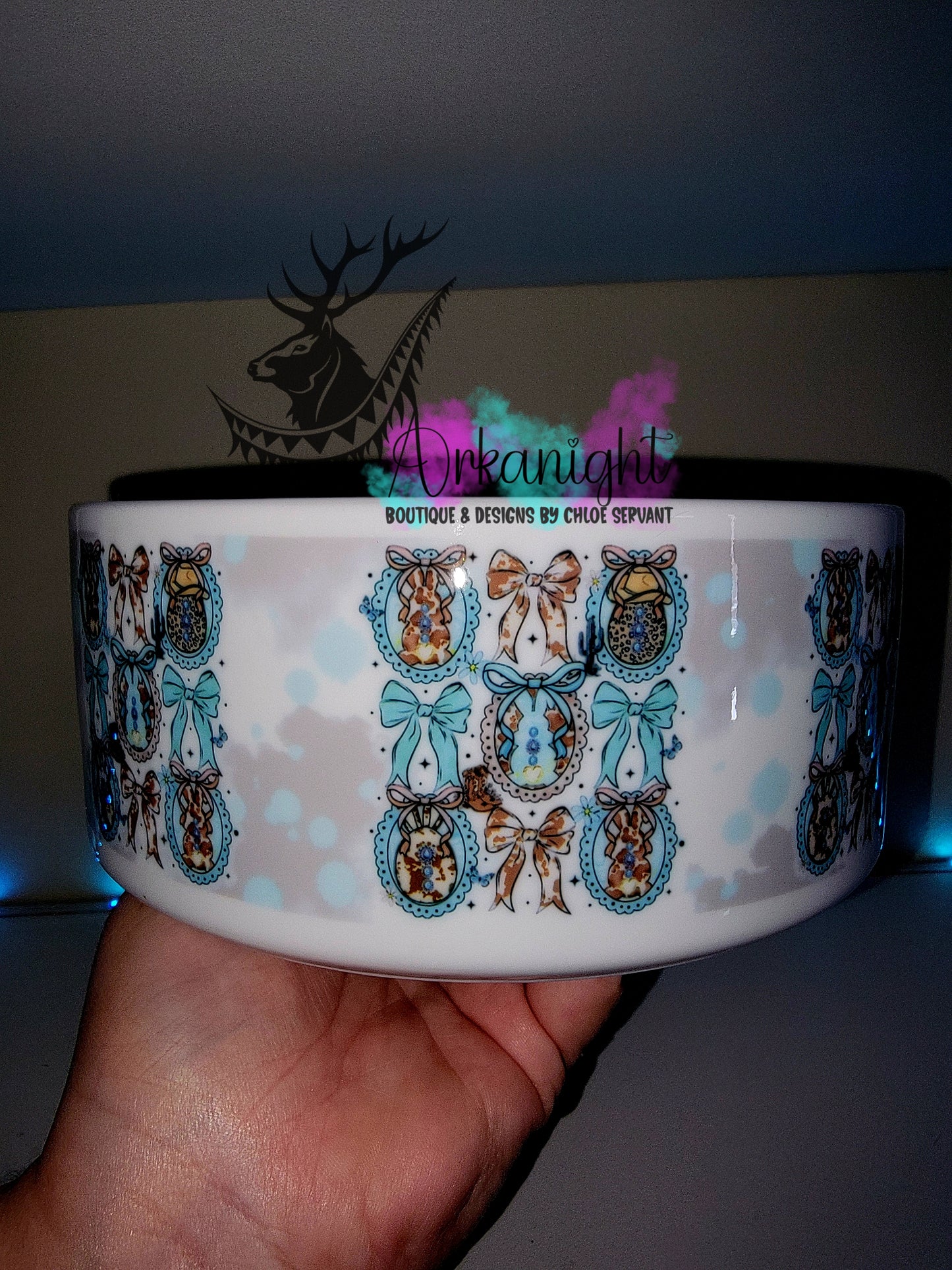 Gamelle en céramique sur commande - Collection Pâques 2026 - Western Concho's