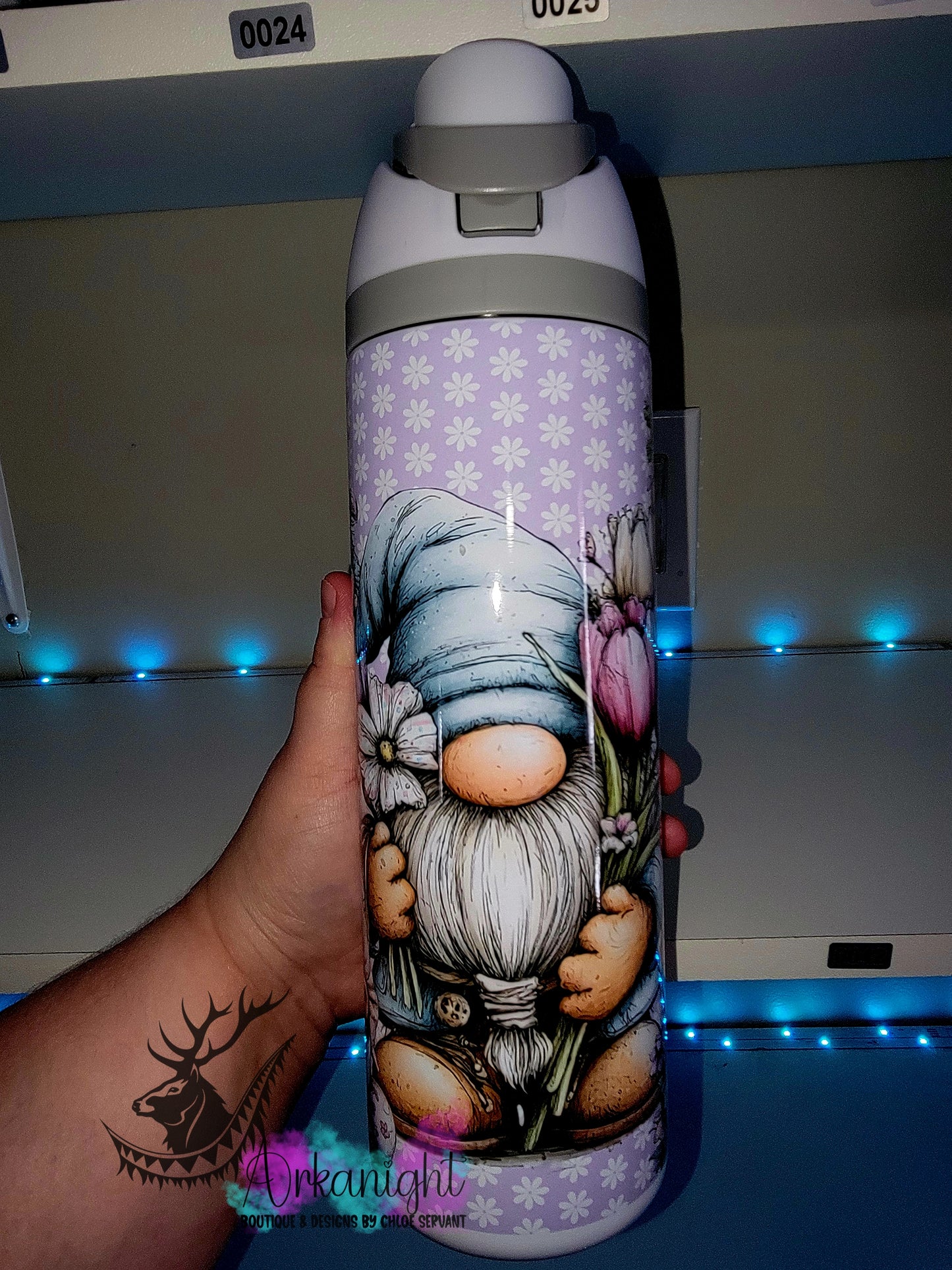 Owala DUPE 24 oz sur commande - Collection Pâques - Gnome