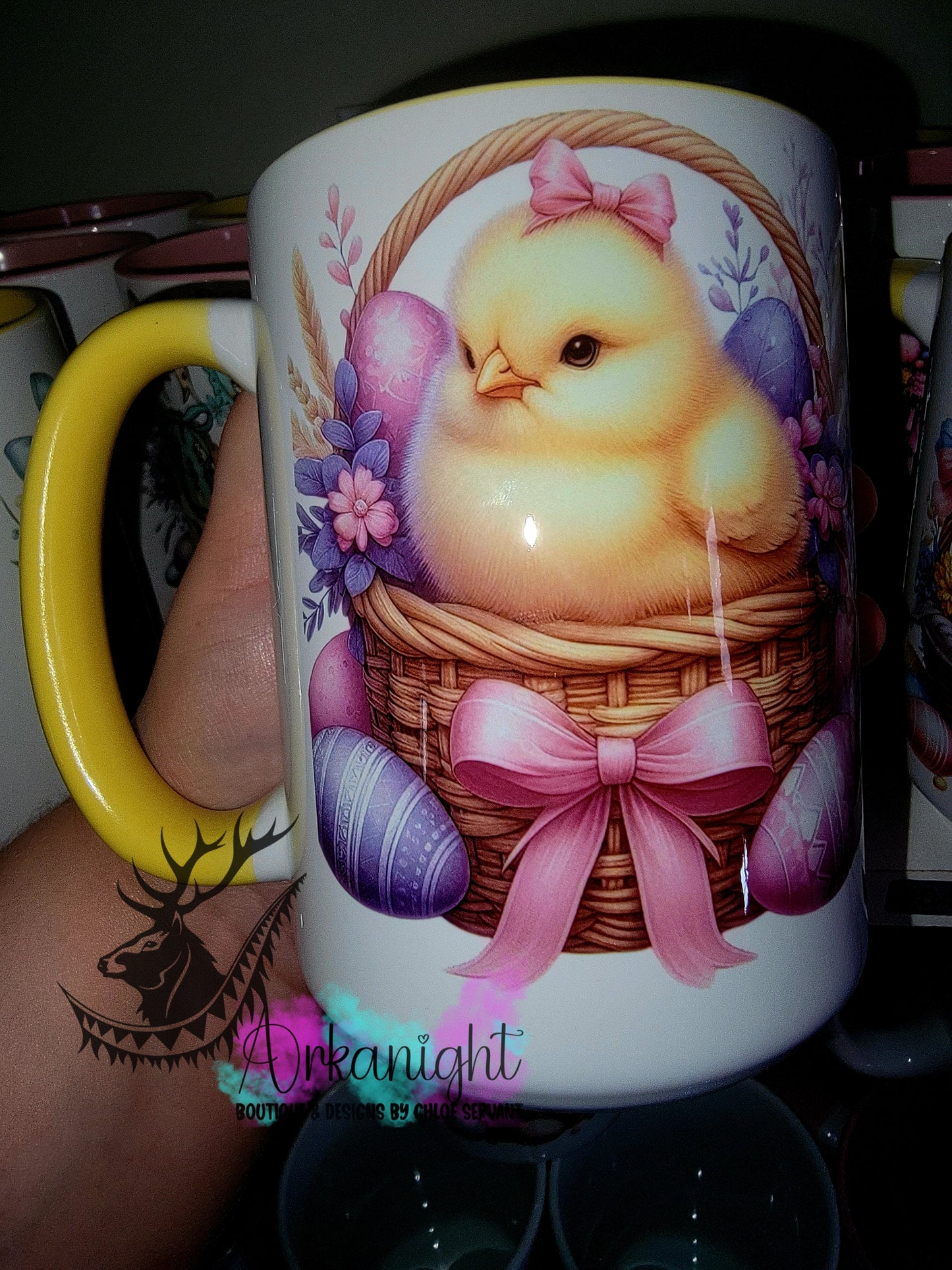 Tasse en céramique sur commande - Collection Pâques 2026 - Poussin