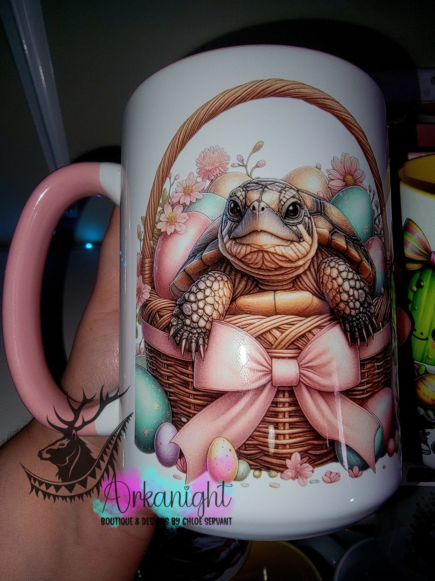 Tasse en céramique sur commande - Collection Pâques 2026 - Tortue