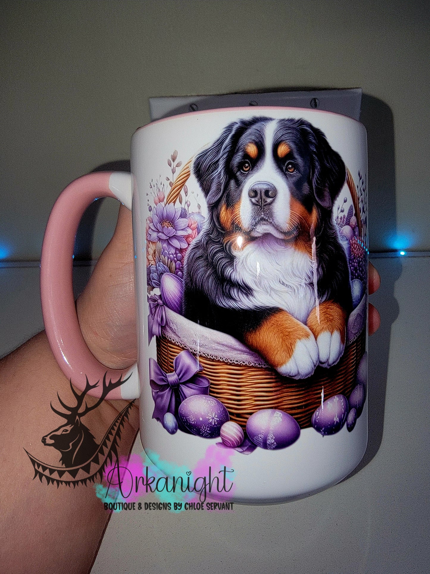 Tasse en céramique sur commande - Collection Pâques 2026 - Bouvier Bernois