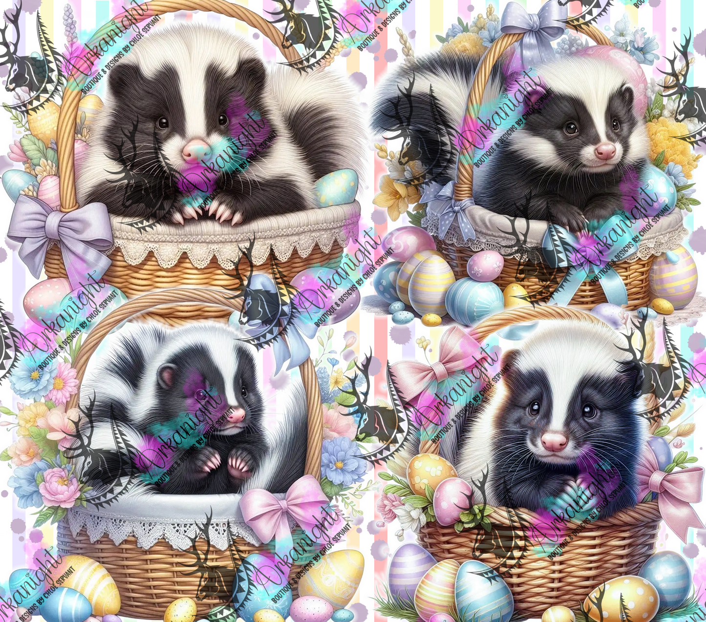 Numérique - Collection Pâques 2026 - Animaux - Moufette