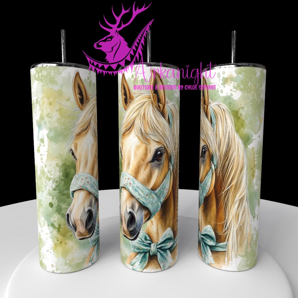Gourde sur commande - Watercolor Realism - Palomino - Teinte Sauge