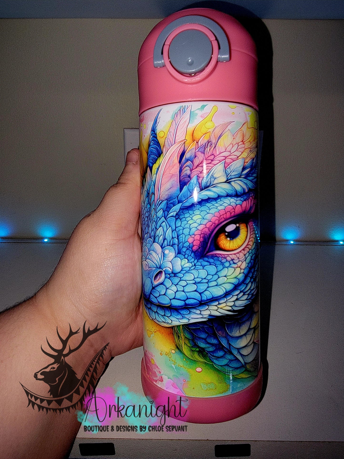 Gourde pour enfant - Sur Commande - Collection Realism Été 2026 - Dragon Multicolors