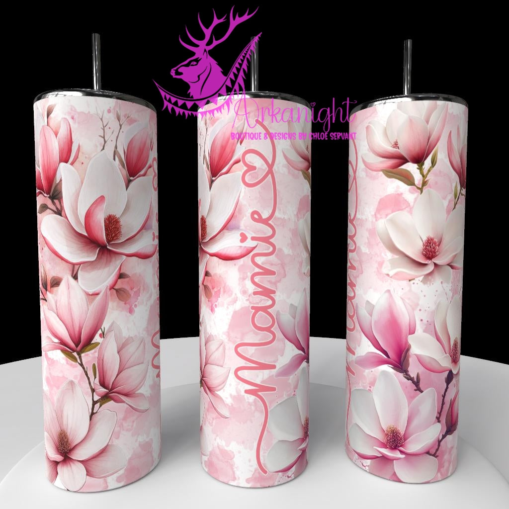 Gourde sur commande - Collection Fête des mères Fleurie 2026 - Magnolia - Mamie