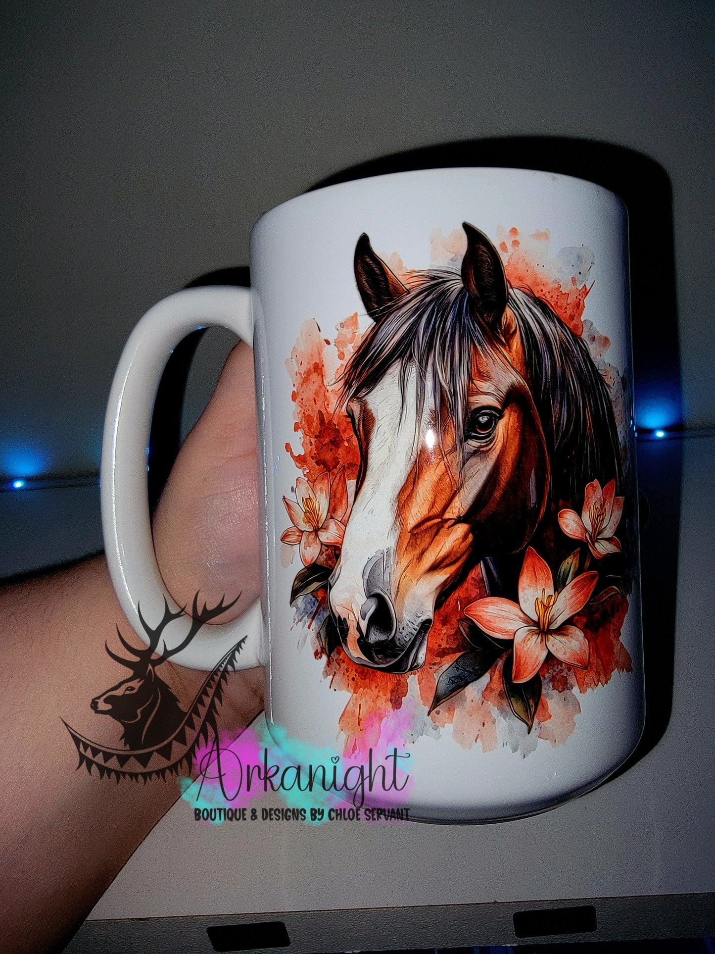 Tasse en céramique sur commande - Collection Western 2026 - Realism - Cheval Bai
