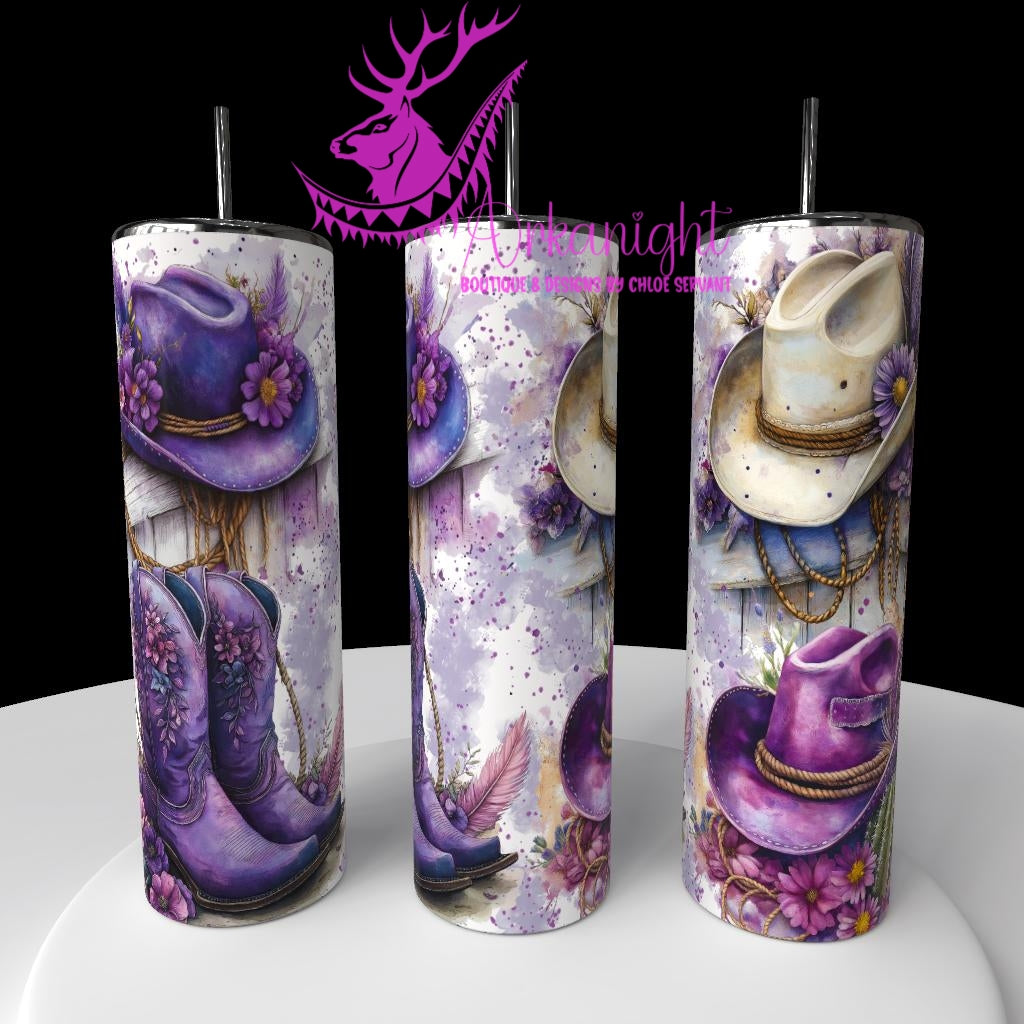 Gourde sur commande - Collection Western 2026 - Cowgirl Mauve