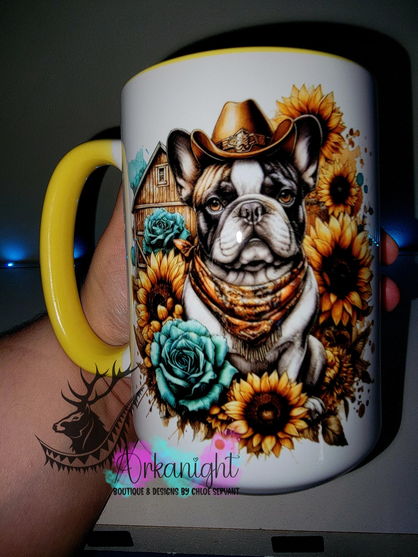 Tasse en céramique sur commande - Collection Western 2026 - French Bulldog