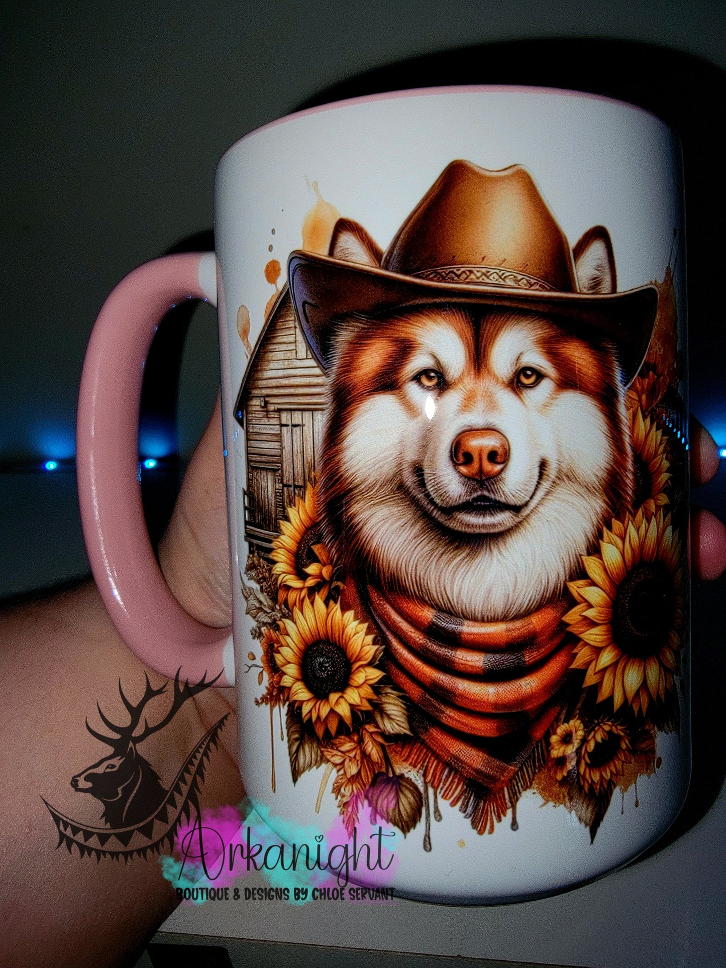 Tasse en céramique sur commande - Collection Western 2026 - Malamute Roux