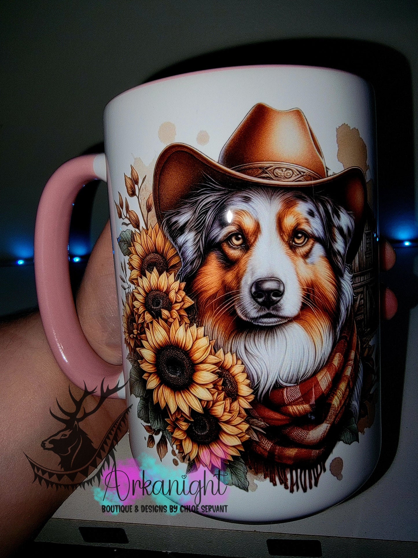 Tasse en céramique sur commande - Collection Western 2026 - Berger Australien Merle