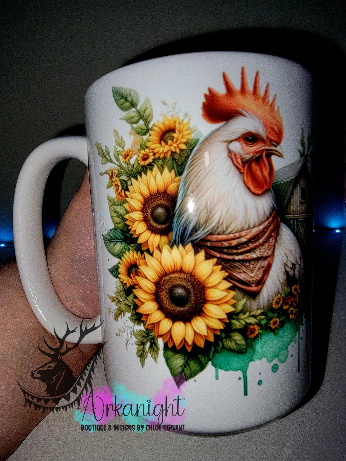 Tasse en céramique sur commande - Collection Western 2026 - Poulette