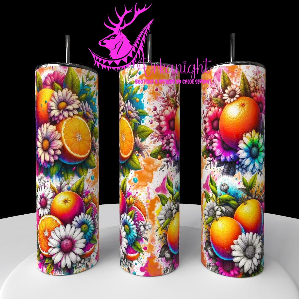 Gourde sur commande - Collection Vivid Colors & Flowers - Fruits - Agrume