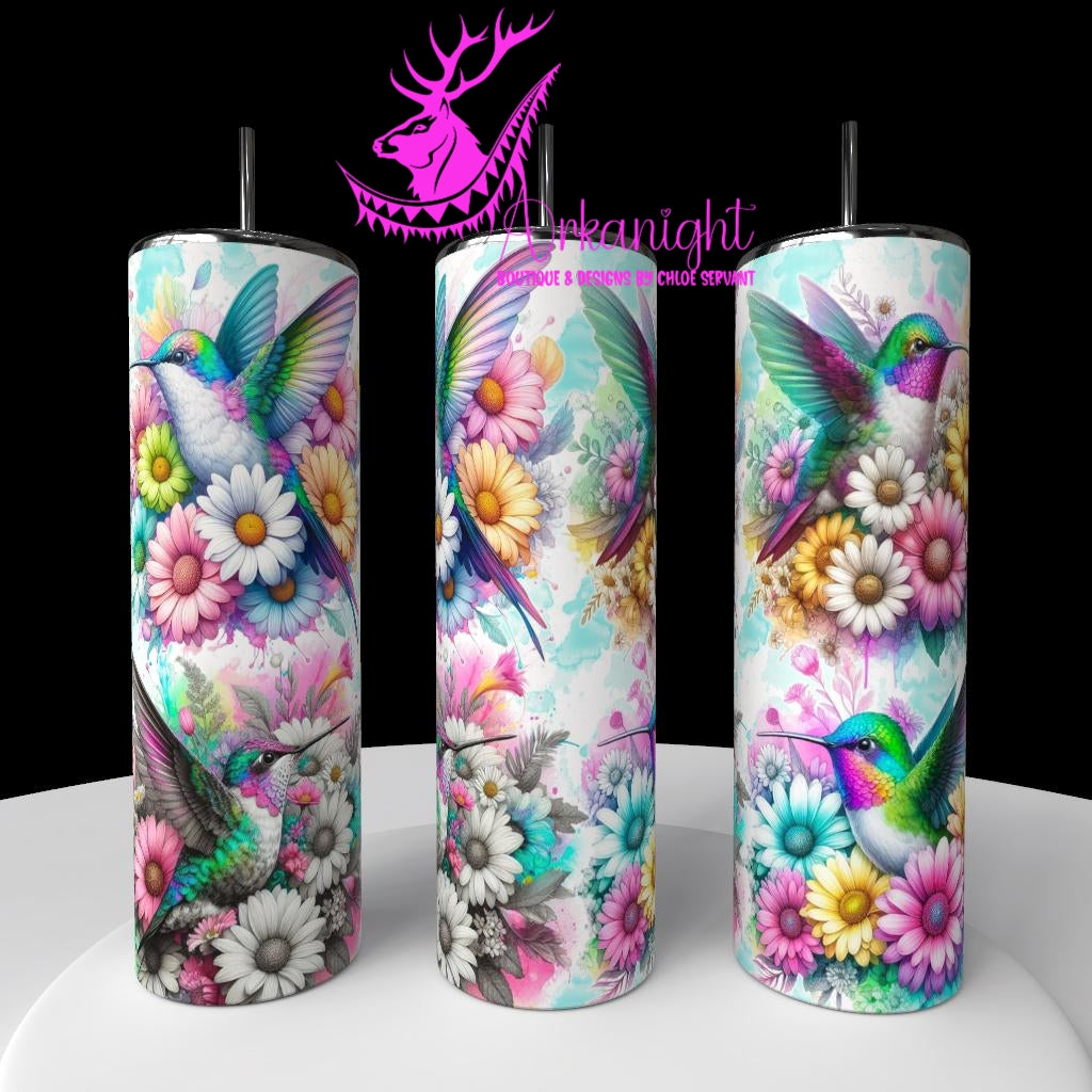 Gourde sur commande - Collection Vivid Colors & Flowers - Animaux - Colibris