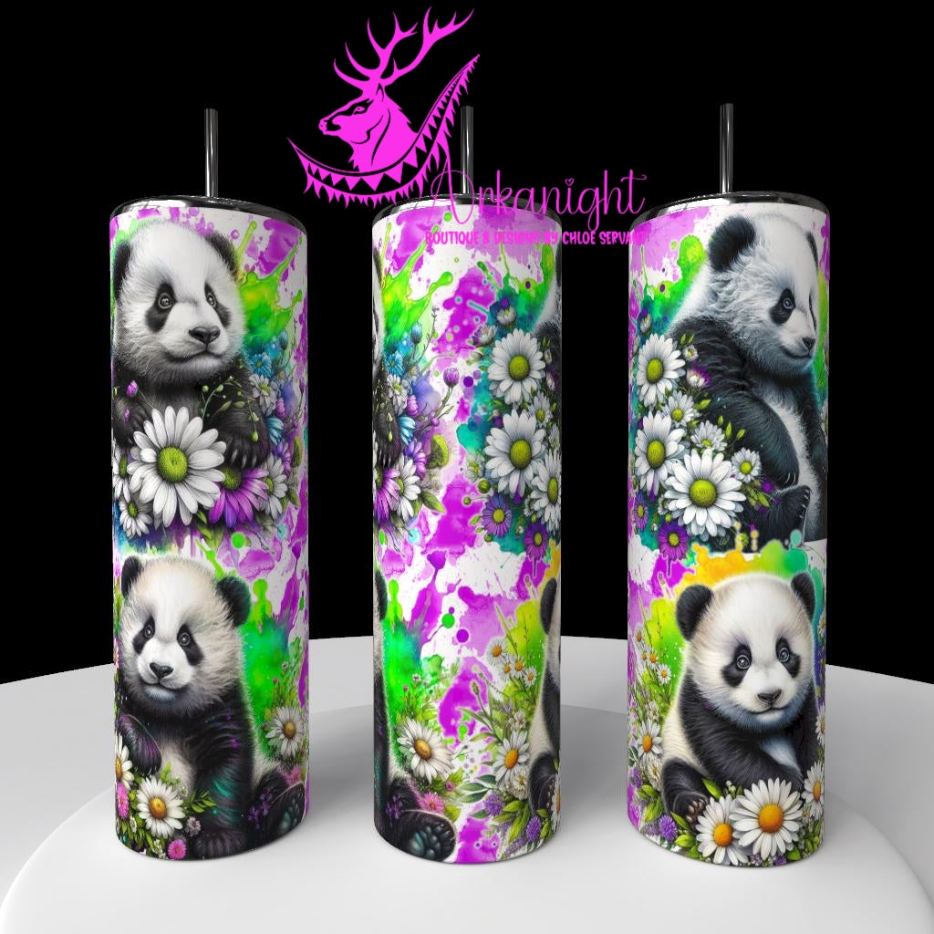 Gourde sur commande - Collection Vivid Colors & Flowers - Animaux - Panda