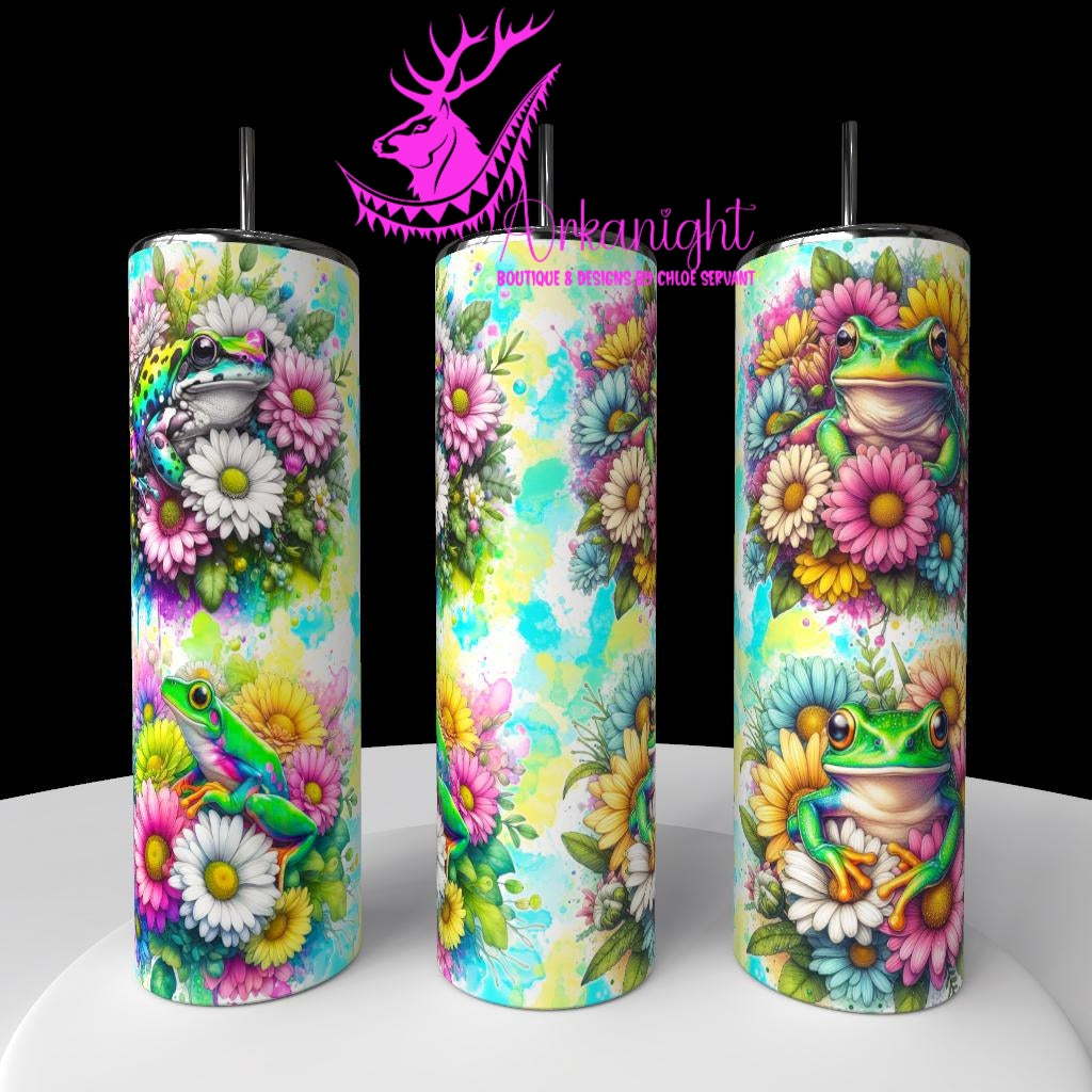 Gourde sur commande - Collection Vivid Colors & Flowers - Animaux - Grenouille