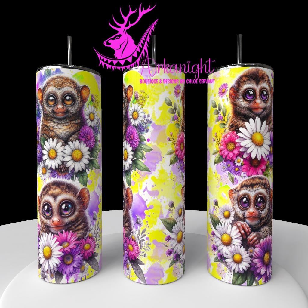 Gourde sur commande - Collection Vivid Colors & Flowers - Animaux - Singe Tarsier