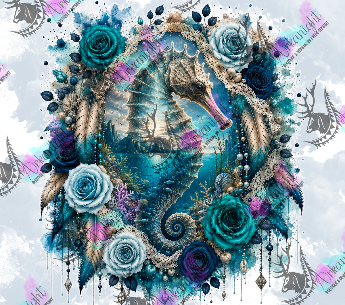 Numérique - Collection Boho 2026 - Double Exposition - Hippocampe