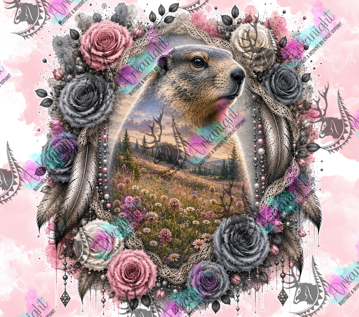 Numérique - Collection Boho 2026 - Double Exposition - Marmotte