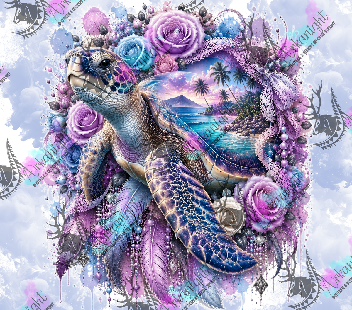Numérique - Collection Boho 2026 - Double Exposition - Tortue