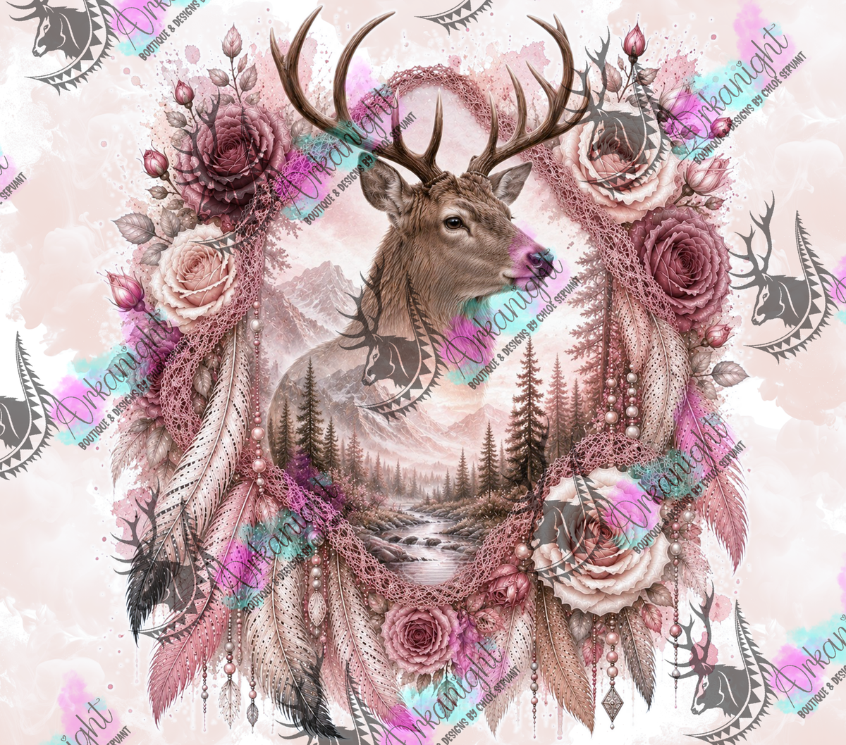 Numérique - Collection Boho 2026 - Double Exposition - Cerf